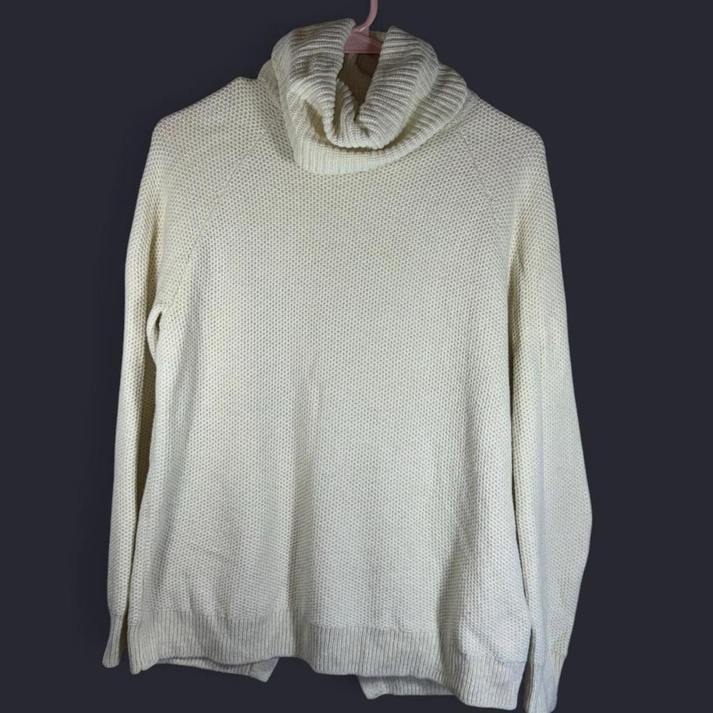 🧶 Madewell Cream Turtleneck Sweater (Size Small)